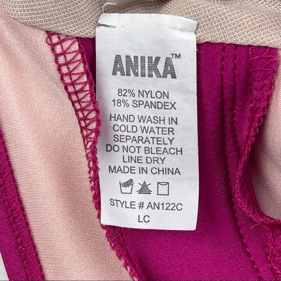 Anika Swimsuit Girls Pink One Piece - Picture 2 of 7